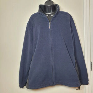 Men’s Izod Perform X Fleece Full Zip Jacket sz XL